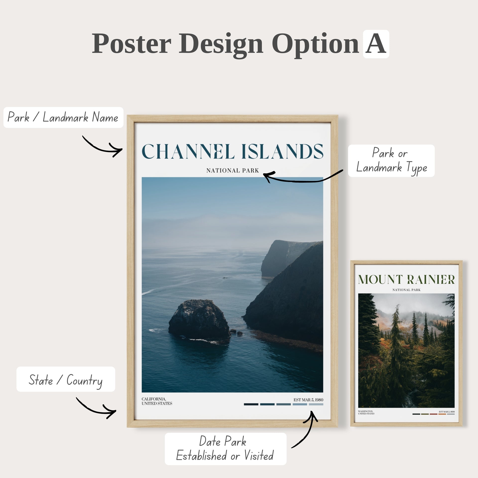 Custom National Park Posters