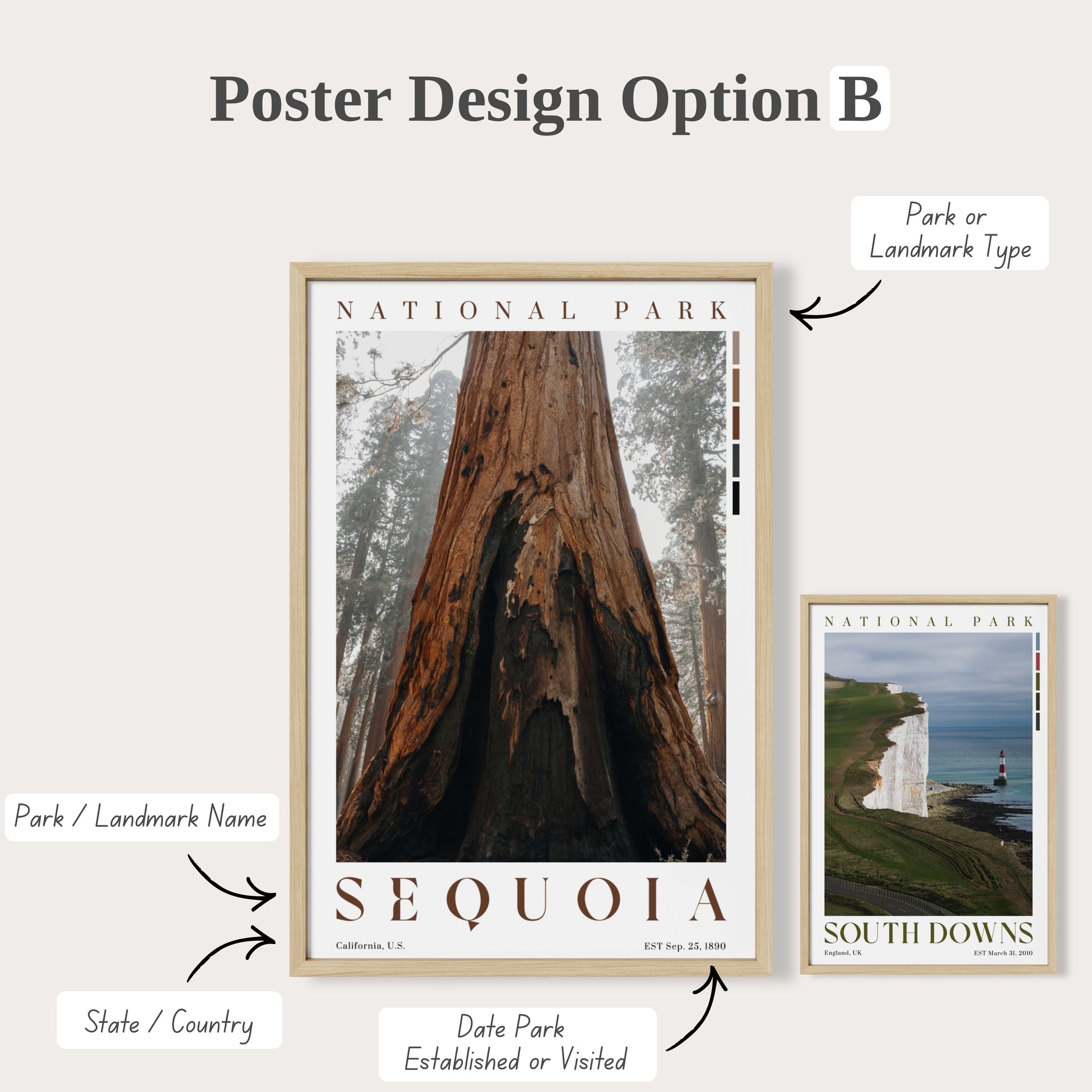 Custom National Park Posters