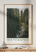 Mount Rainier National Park Poster