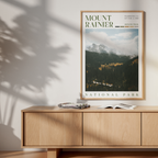 Mount Rainier National Park Poster