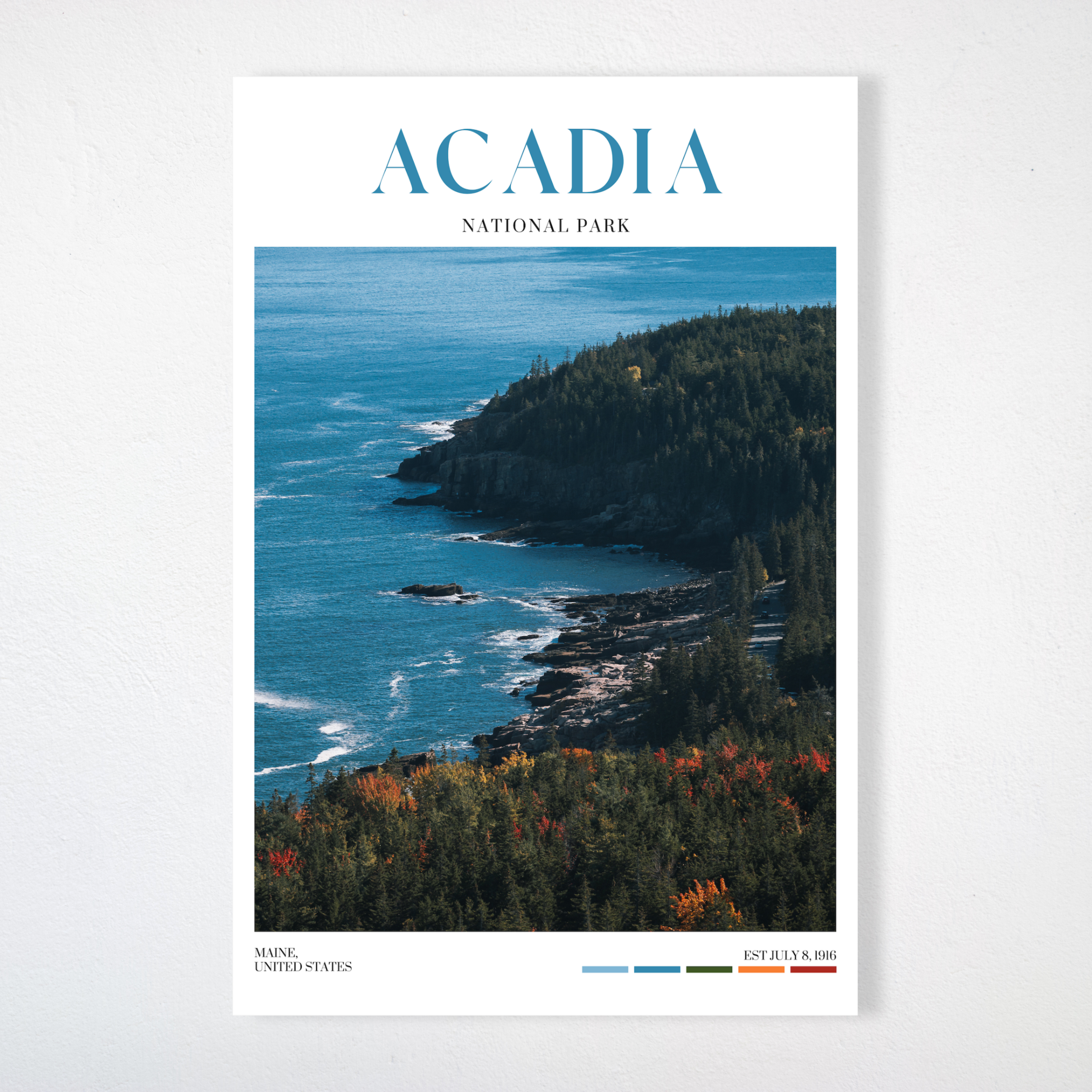 Acadia National Park Poster