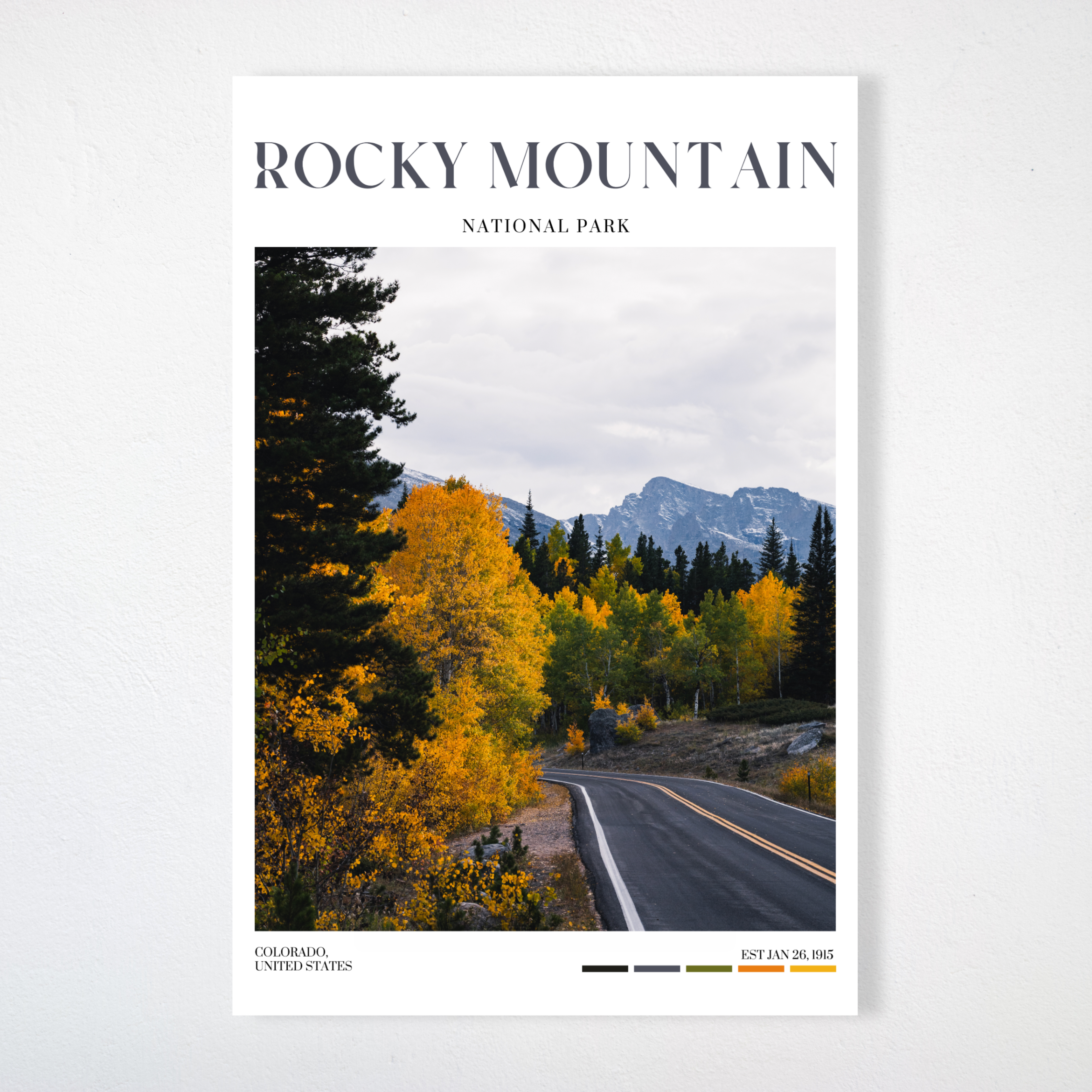 Rocky Mountain National Park Poster
