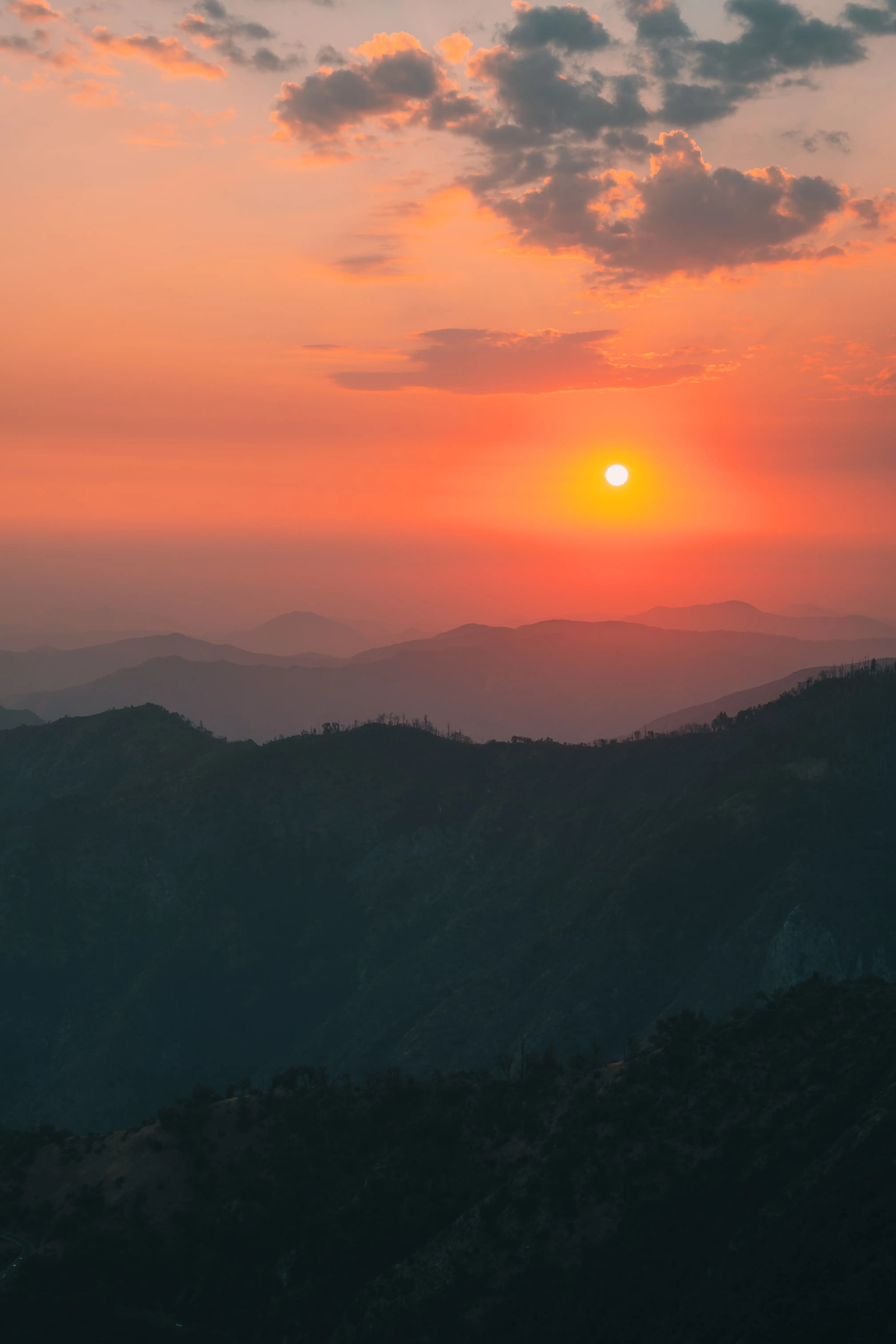 Sequoia: Moro Rock Sunset Print