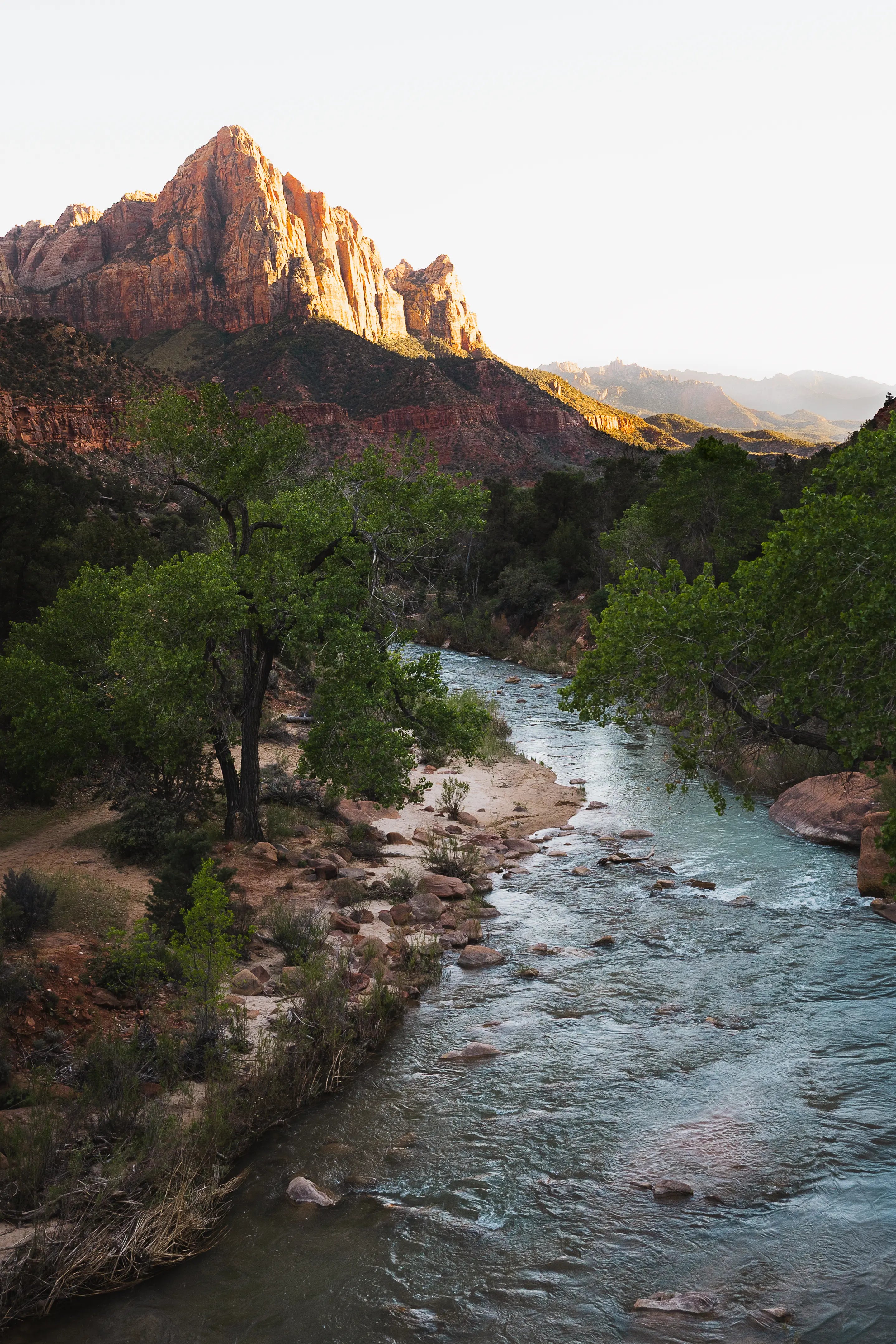 Zion: The Watchman at Sunset