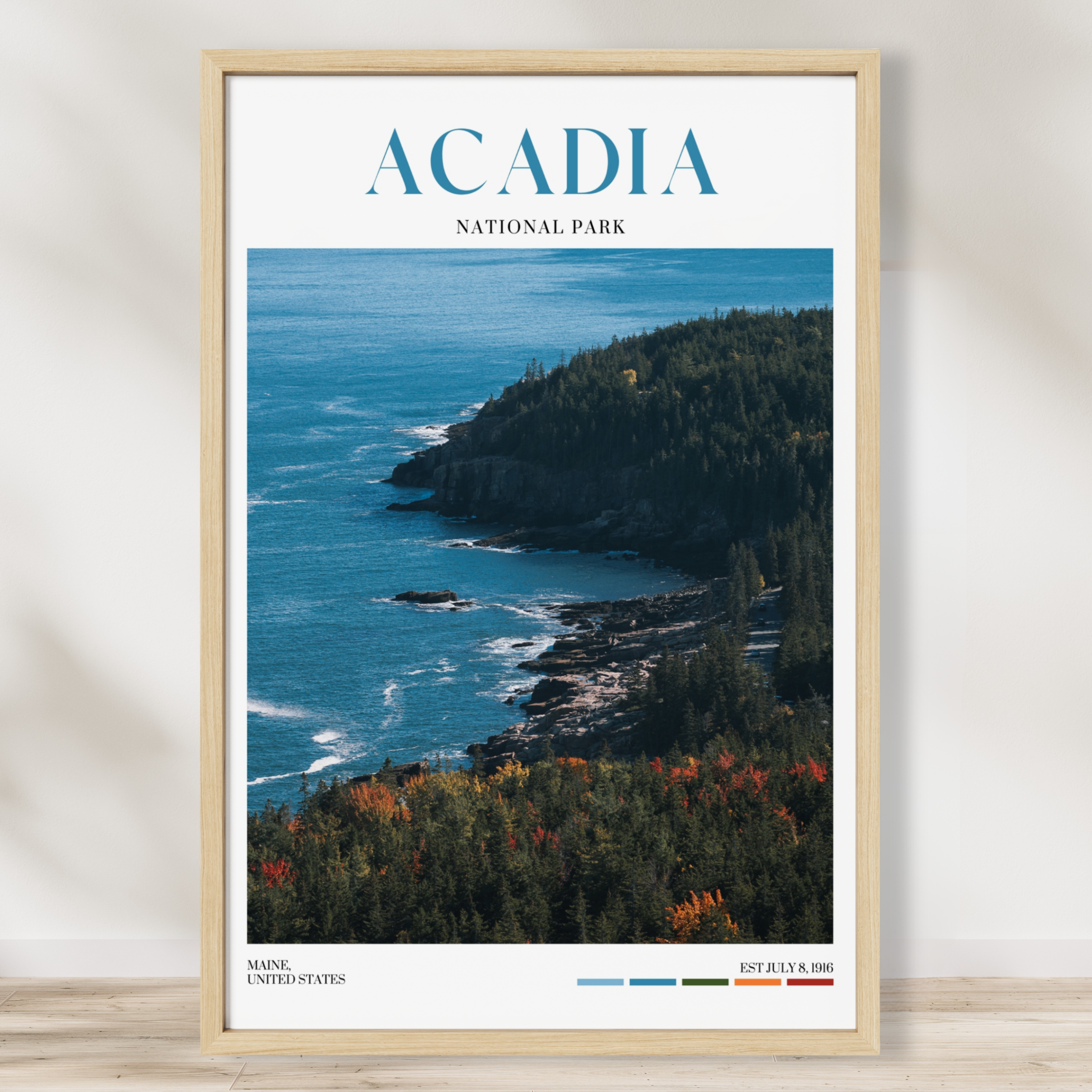 Acadia National Park Poster