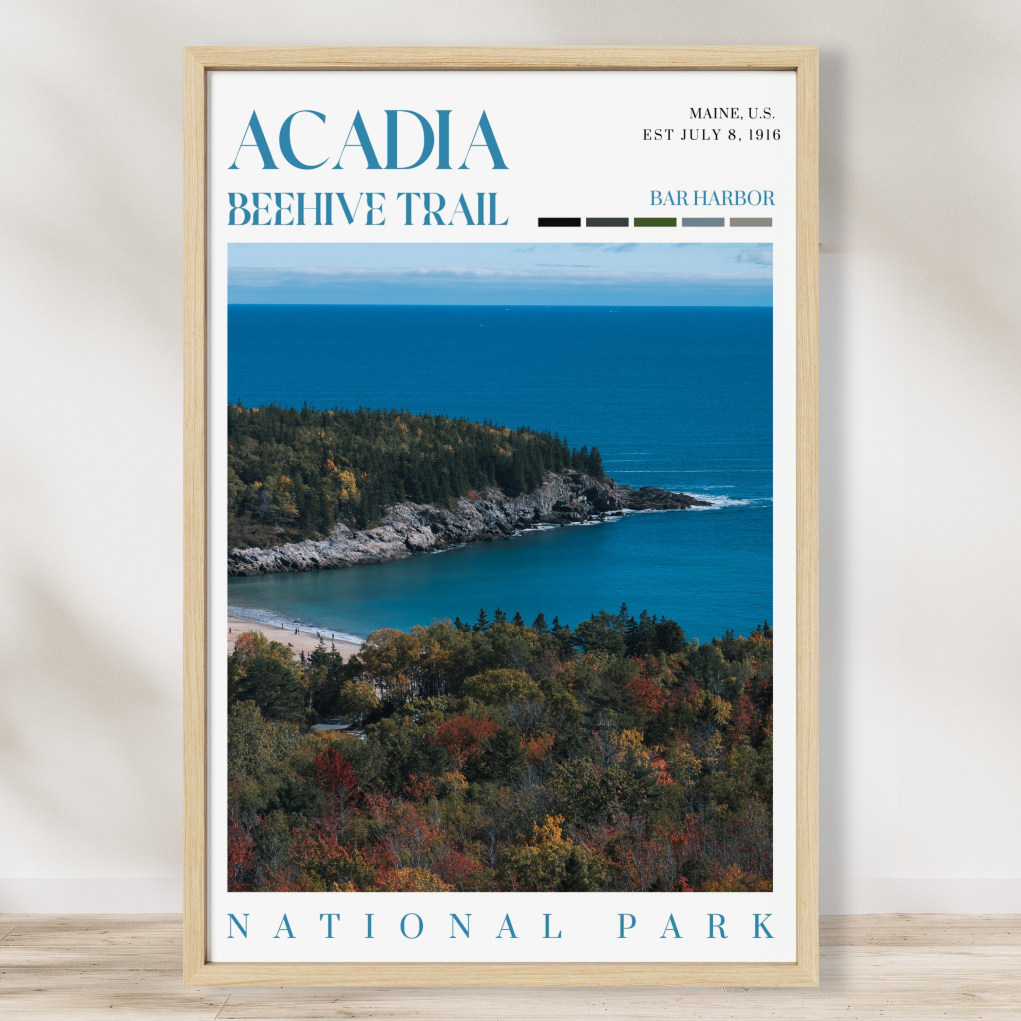 Acadia National Park Poster