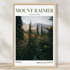 Mount Rainier National Park Poster