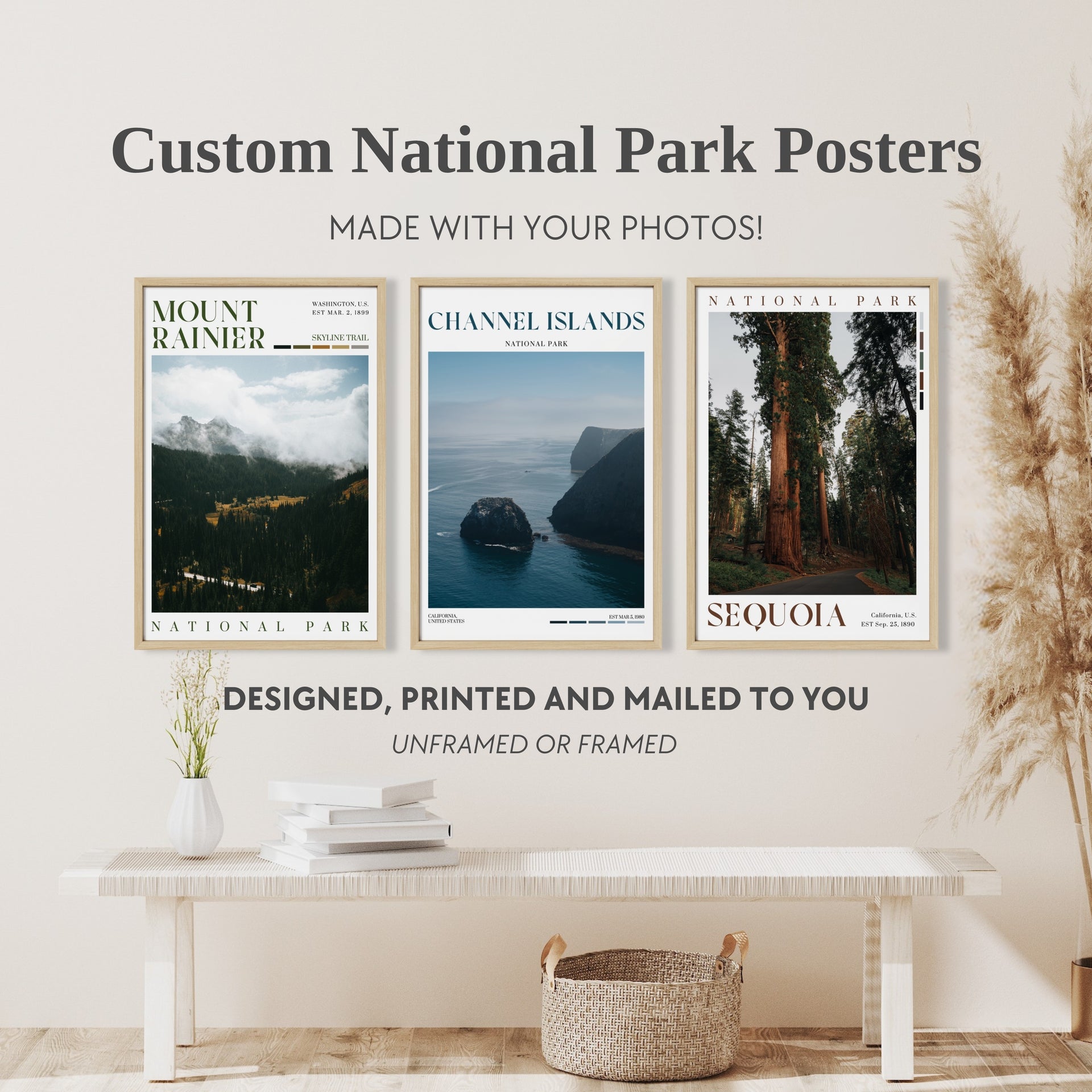 Custom National Park Posters