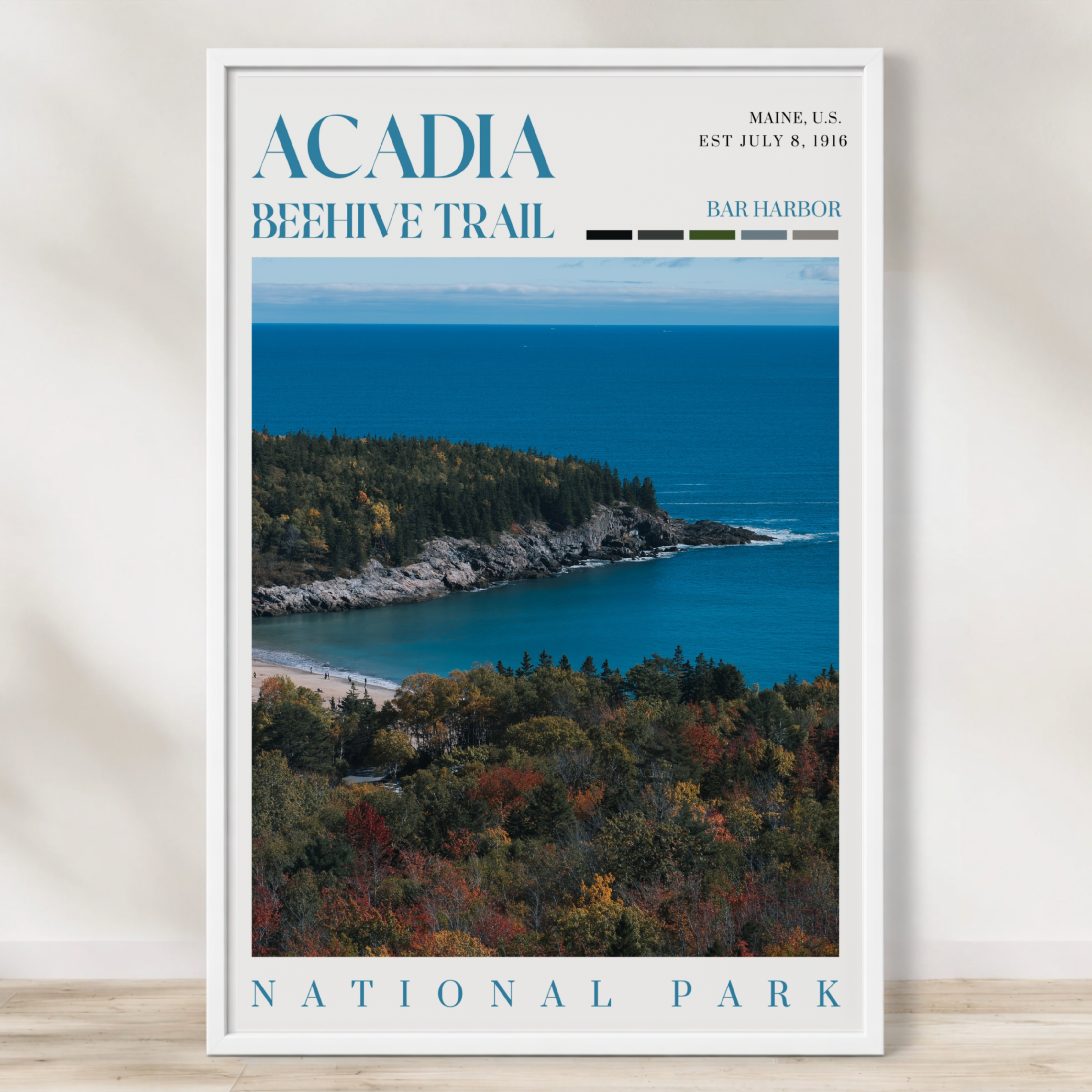 Acadia National Park Poster