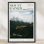 Mount Rainier National Park Poster